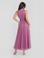 Chic Deep V-Neck Sleeveless Maxi Dress