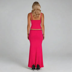 Demi Drawstring Maxi Set