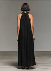 Women's Ruffle Maxi Dress | Sleeveless Tiered Ruffle Summer Maxi Dress