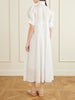 Venetia ruffled broderie anglaise cotton midi dress