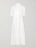 Venetia ruffled broderie anglaise cotton midi dress