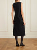 Ender crepe midi dress