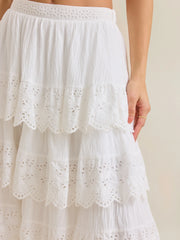 Dara Crochet Midi Skirt
