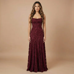 Floral Lace Maxi Dress