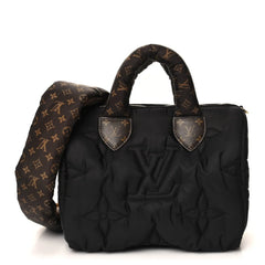 Econyl Mini Monogram Pillow Speedy Bandouliere 25 Black