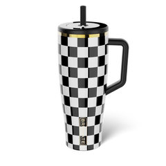 Brumate Era 40oz Black & White Checker