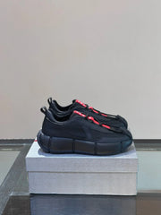 PRA AMERICA'S CUP SOFT RUBBER AND BIKE FABRIC SNEAKERS BLACK