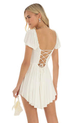 Corset Dress in White