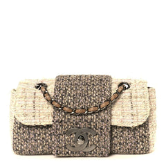 Tweed Small Fantasy Flap Grey