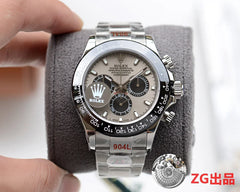 DAYTONA 40MM BLACK CERAMIC GREY DIAL