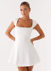 Maryjane Mini Dress - White