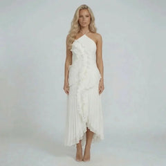 Nathalie Ruffle Maxi Dress