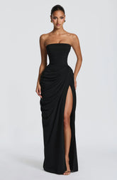 Cyra Maxi Dress - Black