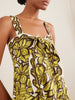 Mona printed hemp midi dress