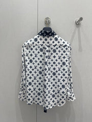 LV 25 Logo Shirt Black White 210661