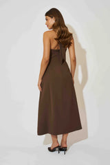 Volume Midi Dress