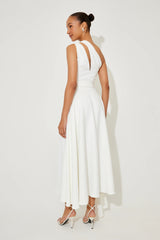 Asymmetric Midi Dress
