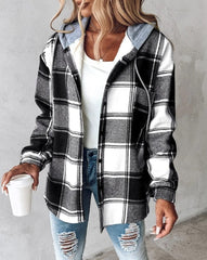 Women's Print Pullover Hoodie | Cozy Relaxed Graphic Sweatshirt