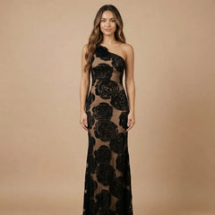 Arabella Appliqué Maxi Dress