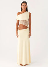 Love Motion Maxi Dress Lemon