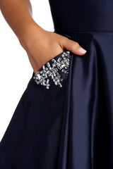Deb Formal Rhinestone Party Dress