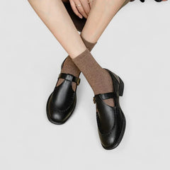 Women's Orthopedic Square Toe Mary Jane Shoes | Cushioned Comfort Flats