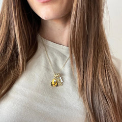 Disney Pluto Cluster Charm Necklace - Pluto