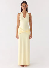 Maribelle Maxi Dress Lemon