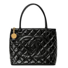 Patent Medallion Tote Black