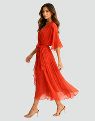 Wrap Maxi Dress | Elegant Long Summer Dress for Effortless Style