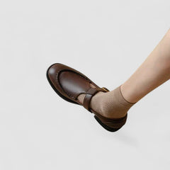 Women's Orthopedic Square Toe Mary Jane Shoes | Cushioned Comfort Flats