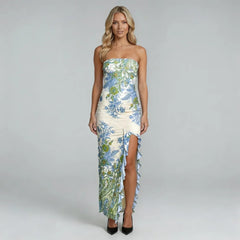 Savannah Ruffle Maxi Dress