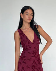 Alessia Velvet Midi Dress