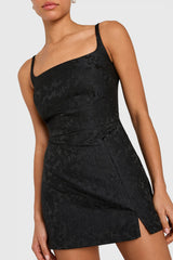 Rhonda Romper in Selene Jacquard