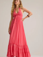 August Halter Maxi Dress