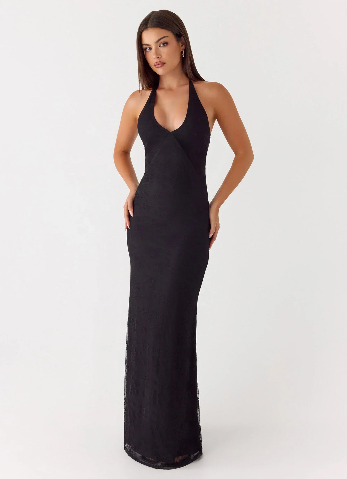 Knowles Lace Maxi Dress - Black