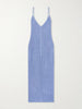 Luna open-knit midi dress