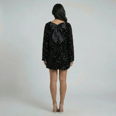 Ruby Bow Mini Dress