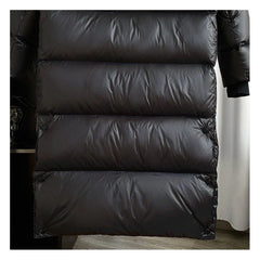 Women's Quilted Down Puffer Coat | Hooded Long Warm Winter Coat