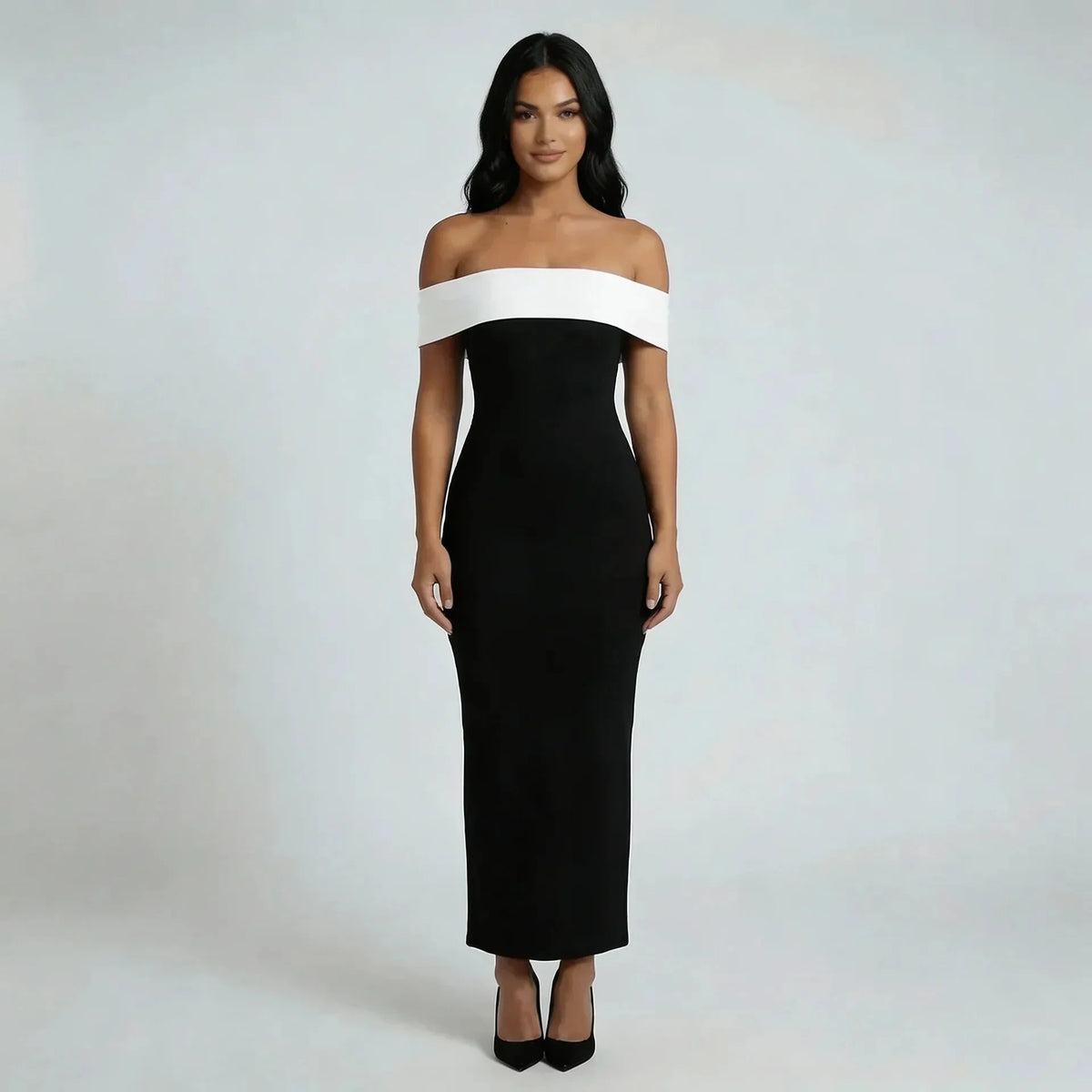 Sabrina Bow Midi Dress