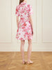 Chima floral-print tie-detailed woven midi dress
