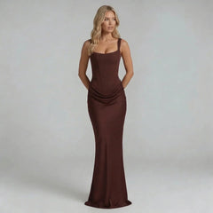 Cerene Corset Maxi Dress