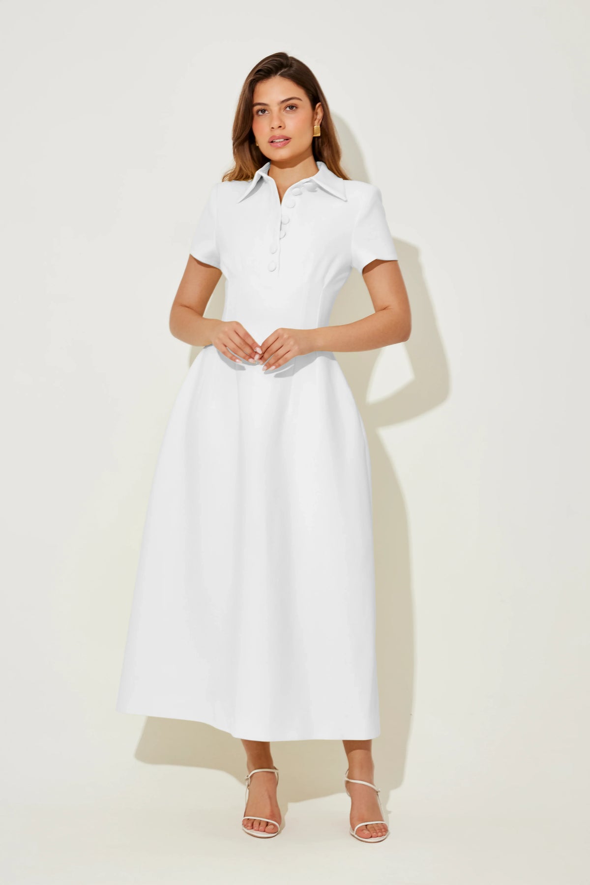 Collared Midi Dress