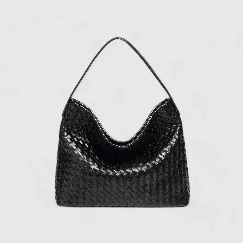 Women's Vegan Leather Shoulder Bag | Spacious Sustainable Shoulder Bag
