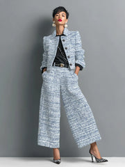 Women's Textured Two-Piece Set | Chic Tailored Coordinated Set