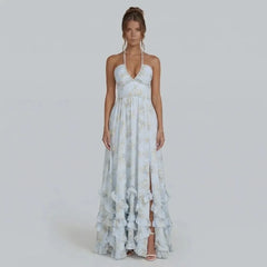 Vivienne Ruffle Maxi Dress
