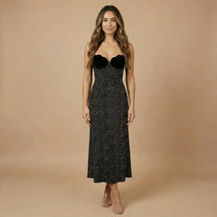 Isadora Polka Dot Midi Dress