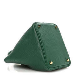 Taurillon Clemence Swift Eclat Picotin Lock 18 Vert Moyen Vert Peppermint