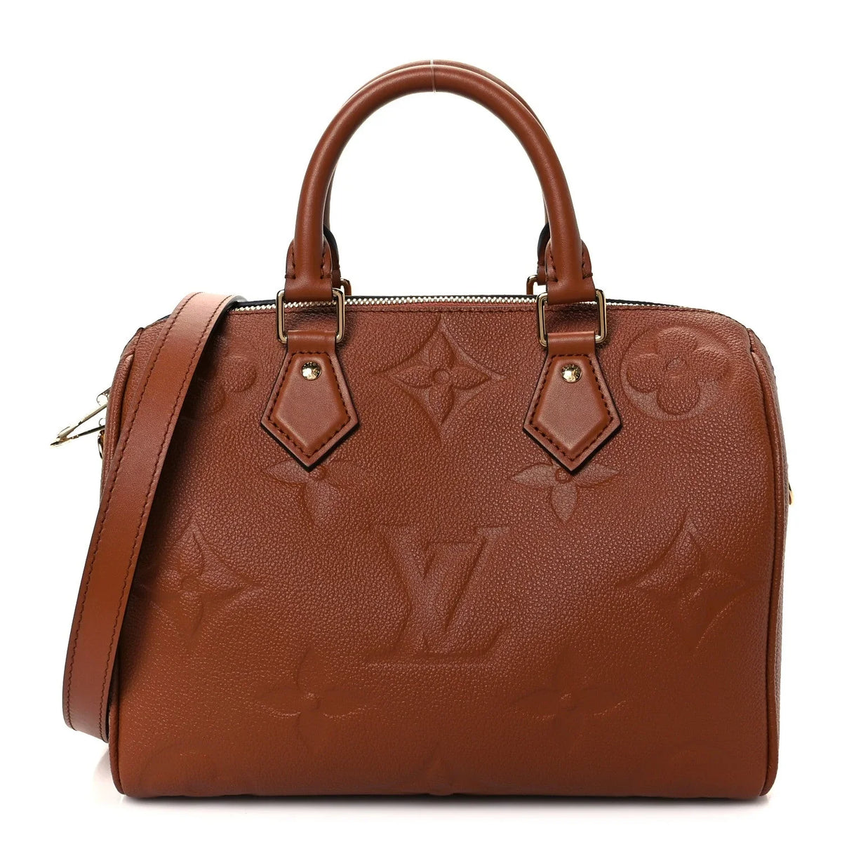 Empreinte Monogram Giant Speedy Bandouliere 25 Cognac
