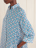 Beachwear Printed cotton and silk-blend midi dress